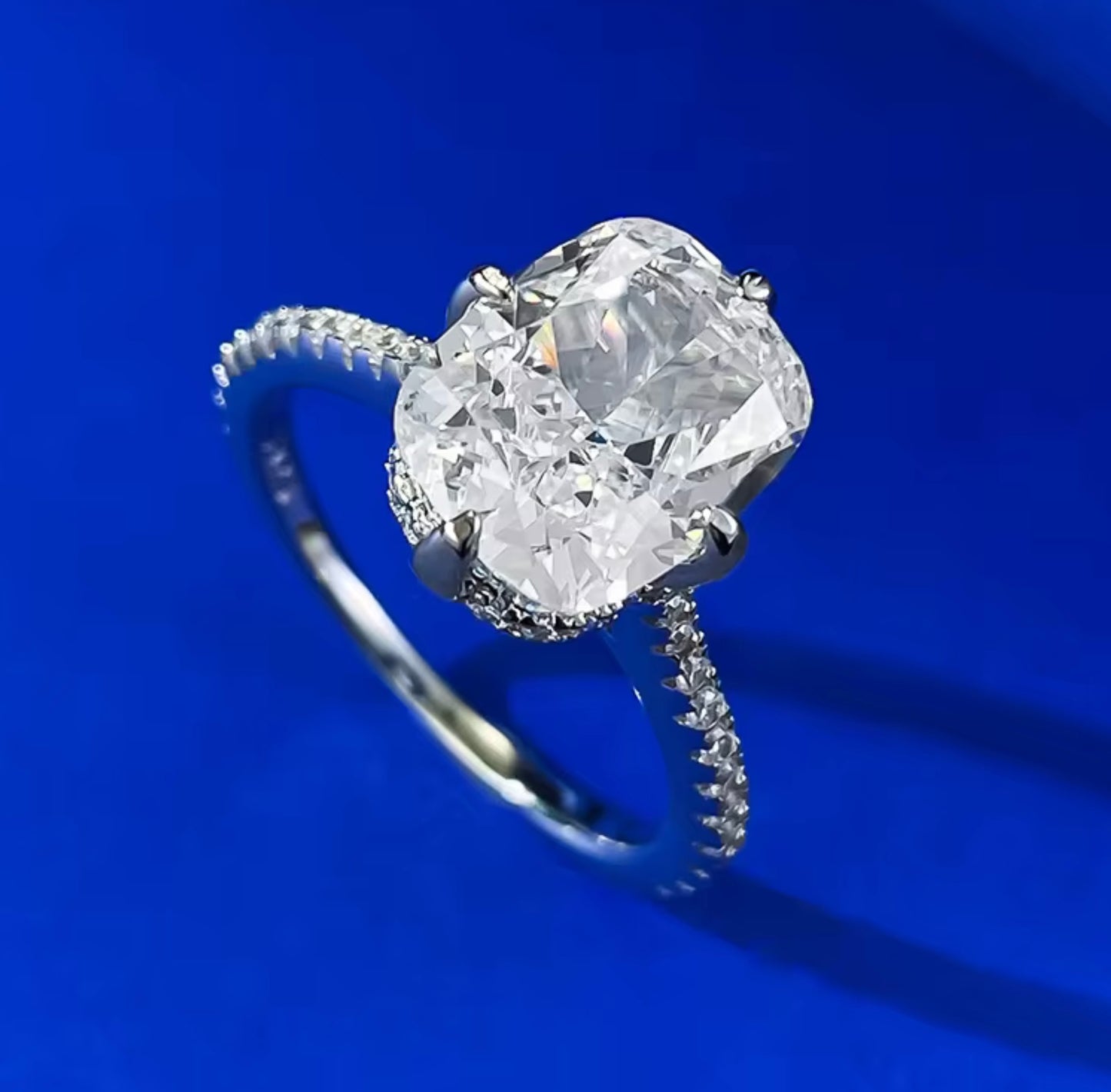 The Elongated Cushion Classic Ring