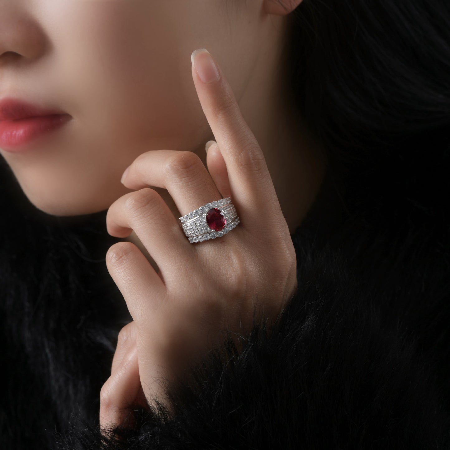 Ruby Crown Jubilee Ring