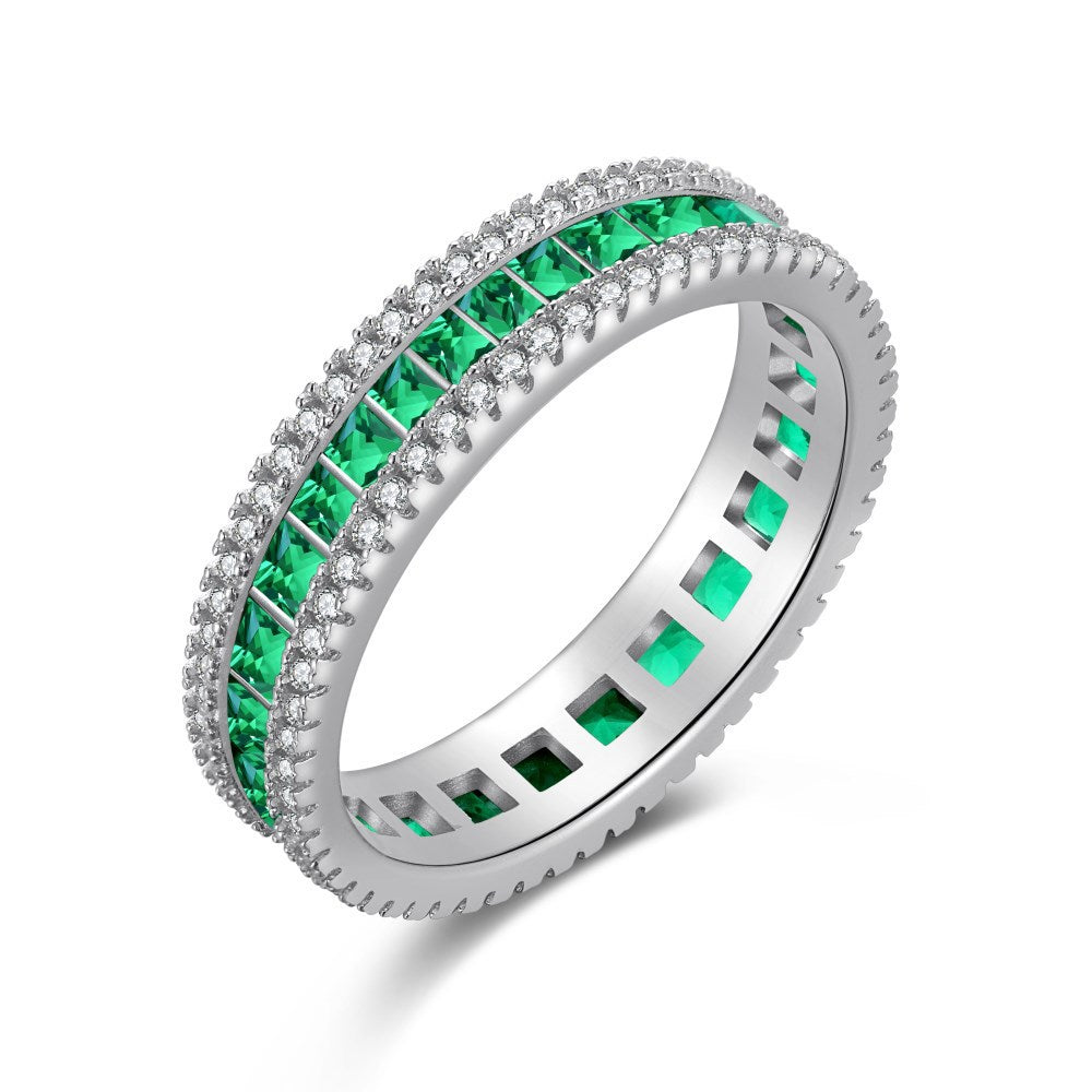 Green Princess Eternity Band
