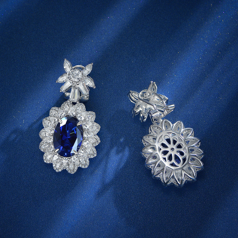 Sapphire Coronation Earrings