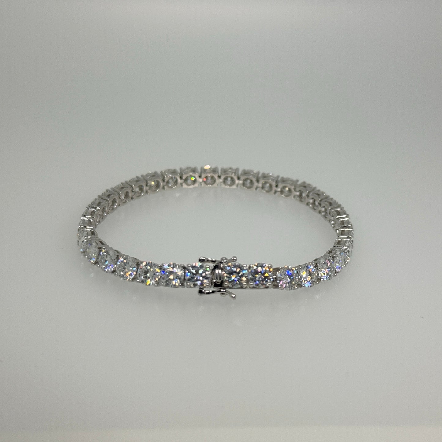 34-Carat Moissanite Tennis Bracelet