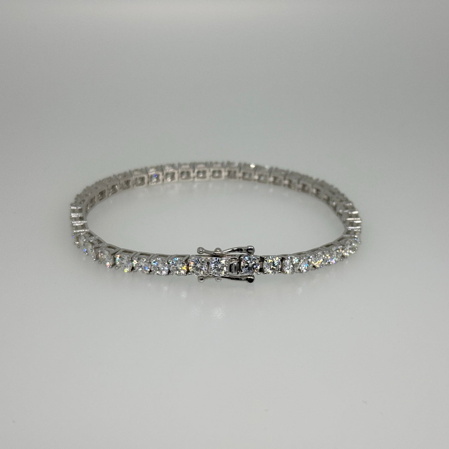 22-Carat Moissanite Tennis Bracelet