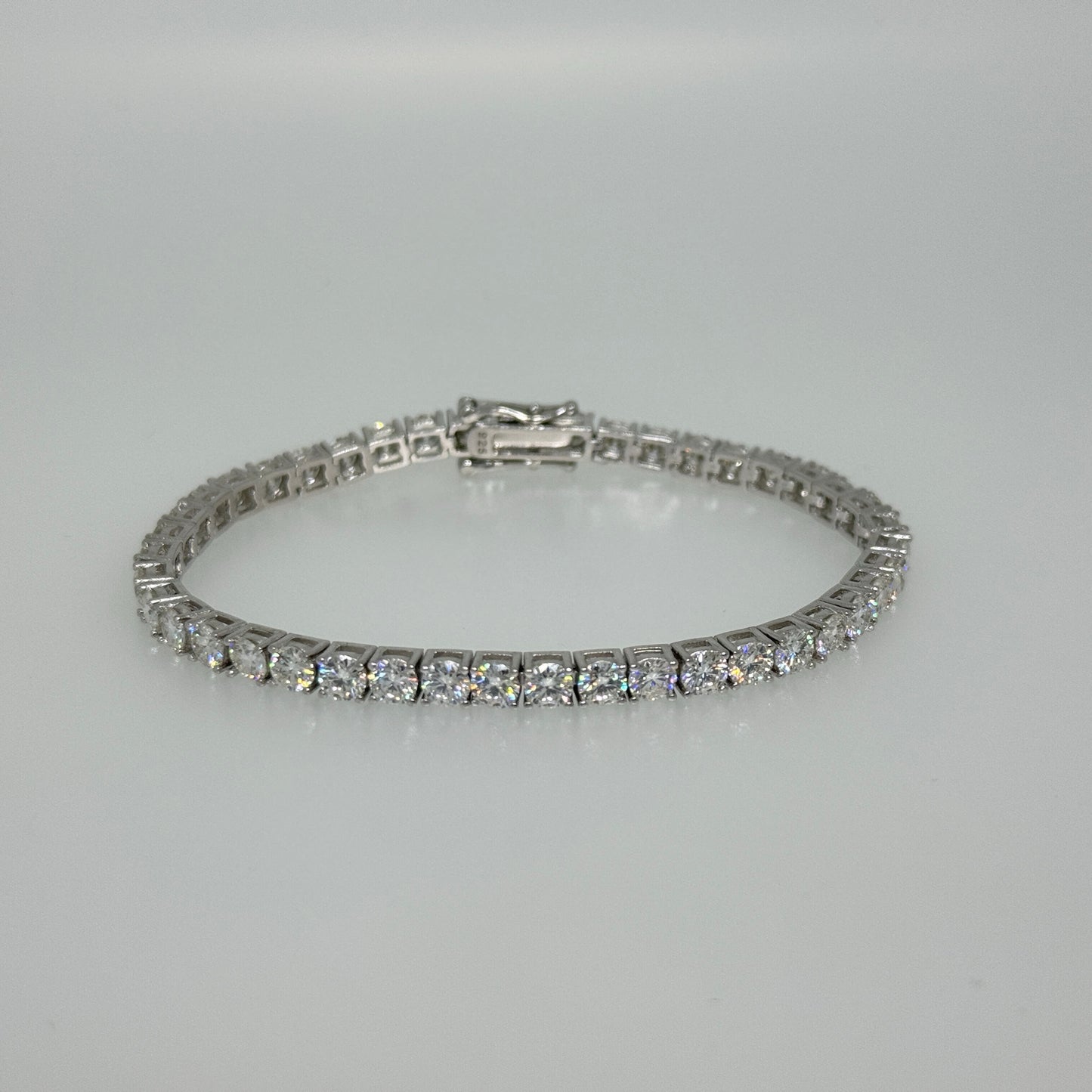 22-Carat Moissanite Tennis Bracelet