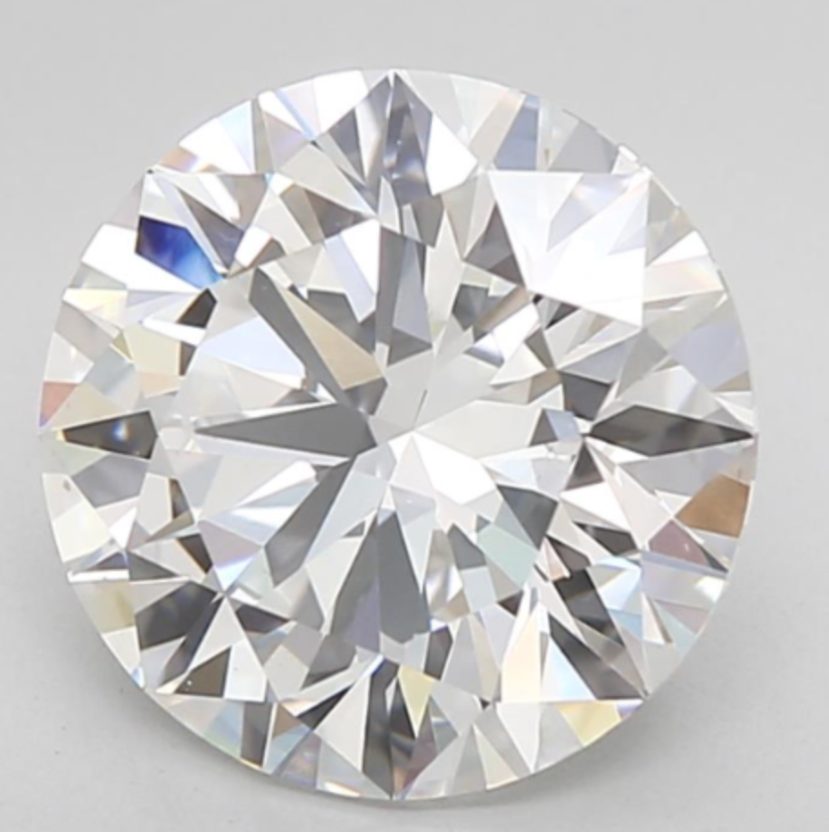 4.01 D VVS2 Round Brillant Cut Diamond
