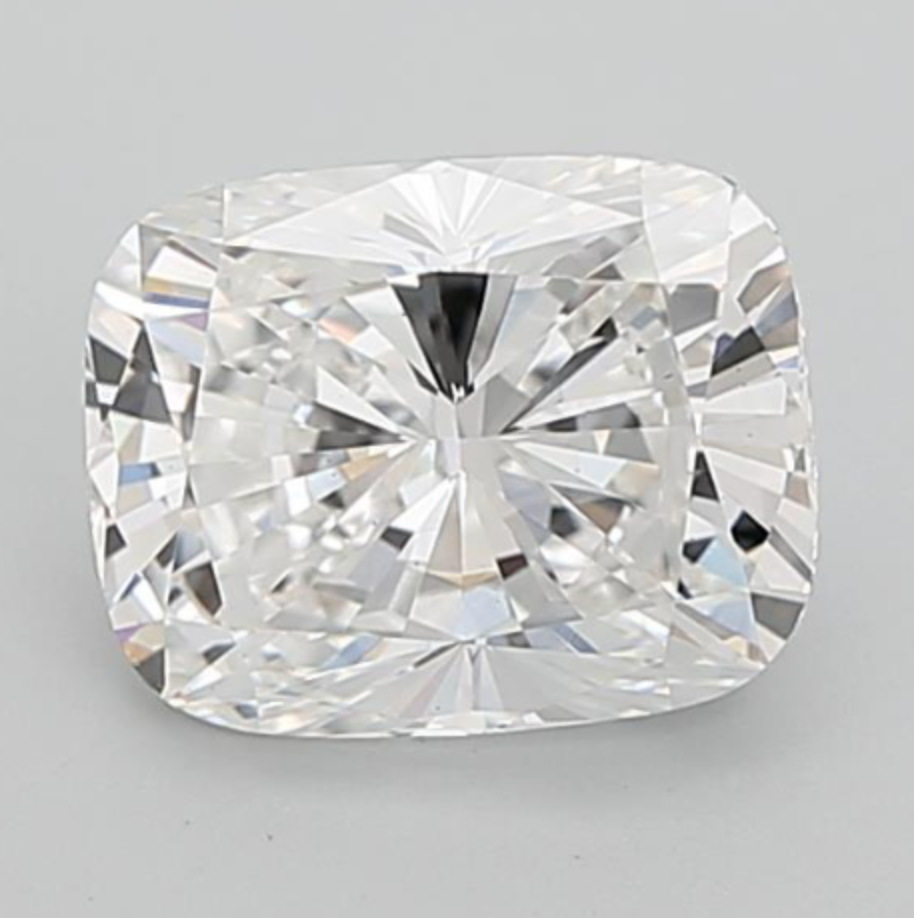 4.03 D VS2 Elongated Cushion Cut Diamond