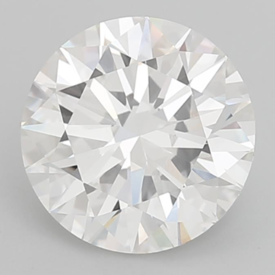 5.00 E VVS2 Round Brillant Cut Diamond