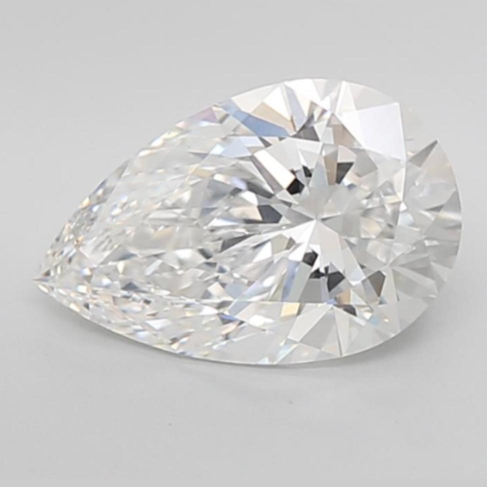 4.55 E VS1 Pear Cut Diamond