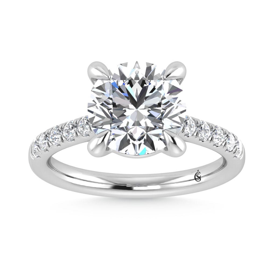 Round Lab Grown Diamond Ring