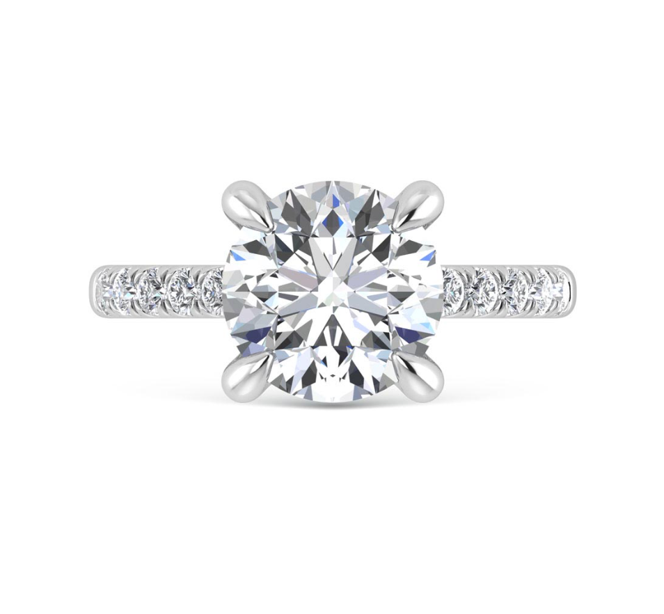 Round Lab Grown Diamond Ring