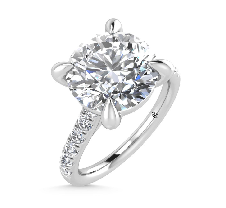 Round Lab Grown Diamond Ring