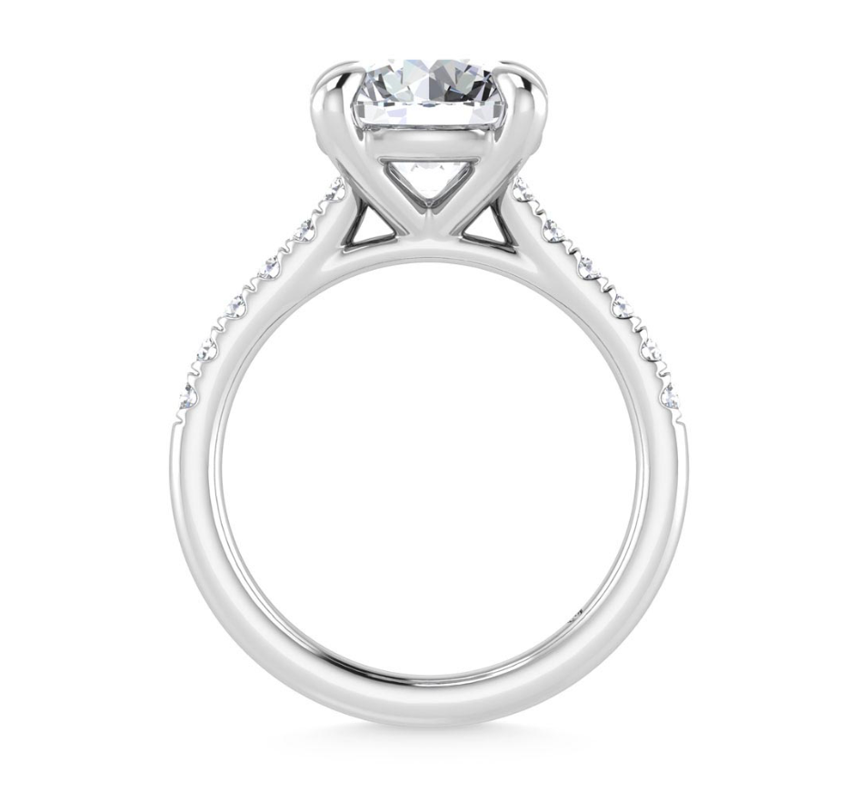 Round Lab Grown Diamond Ring