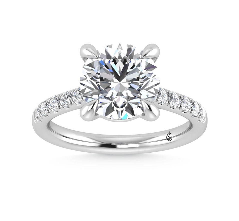 Round Lab Grown Diamond Ring