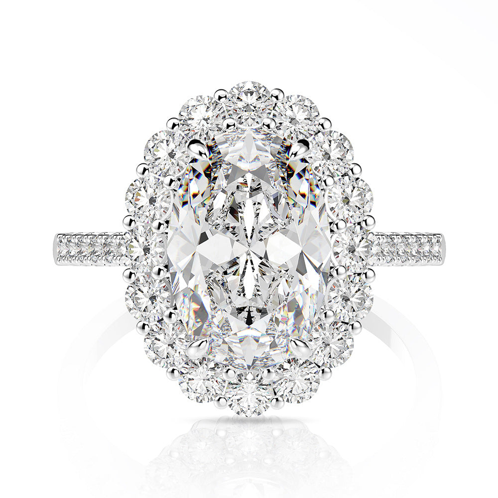 Oval Halo Ring
