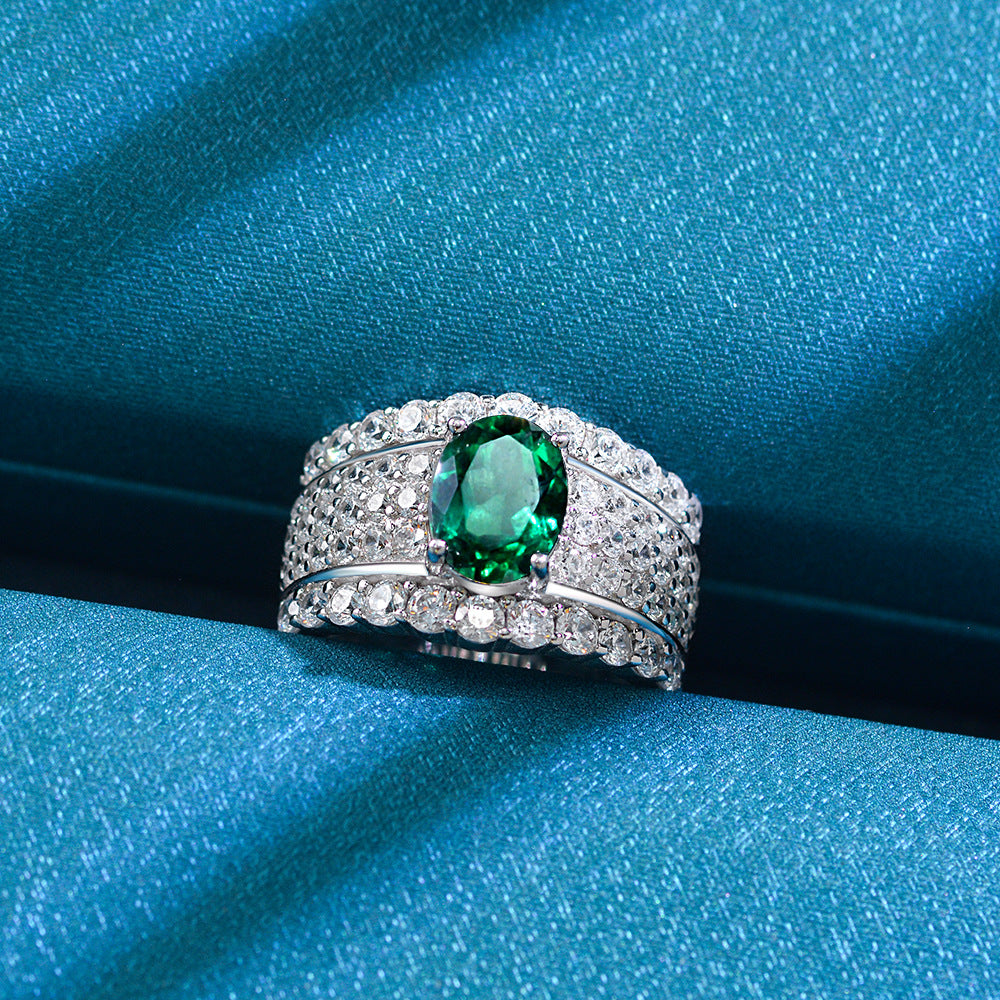 Emerald Crown Jubilee Ring