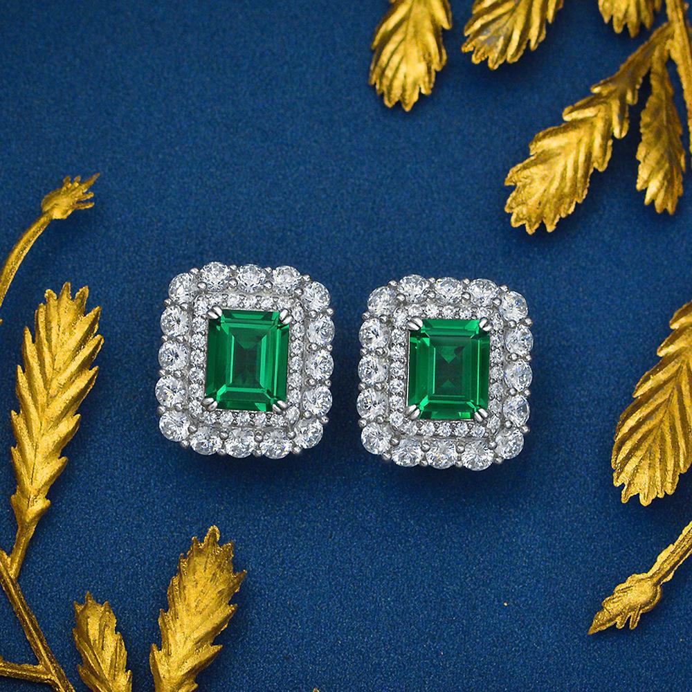 Emerald Eye Earrings