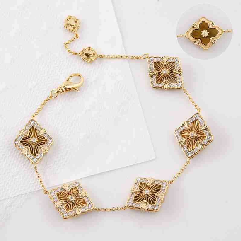 Tiger’s Eye Clover Bracelet