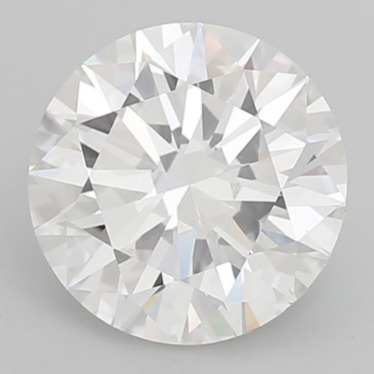 5.00 E VVS2 Round Brillant Cut Diamond