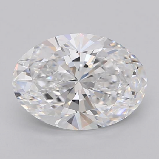 3.04 E VVS2 Oval Cut Diamond