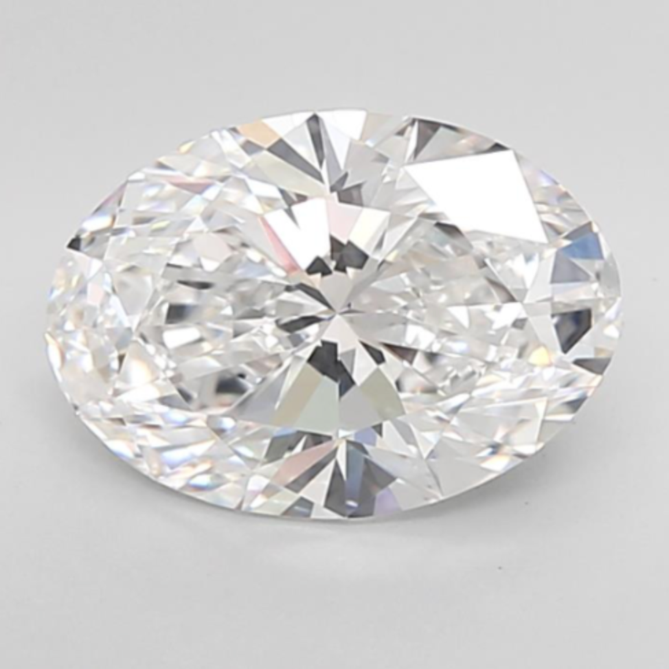 3.52 D VVS2 Oval Cut Diamond