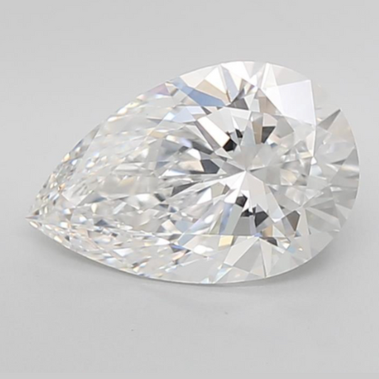 4.55 E VS1 Pear Cut Diamond