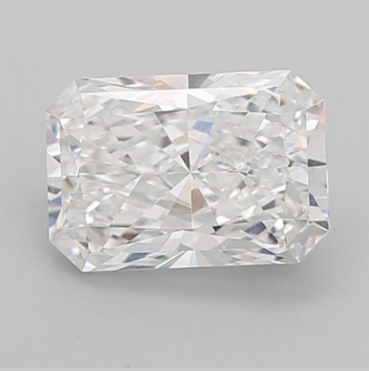 4.04 E VVS2 Radiant Cut Diamond