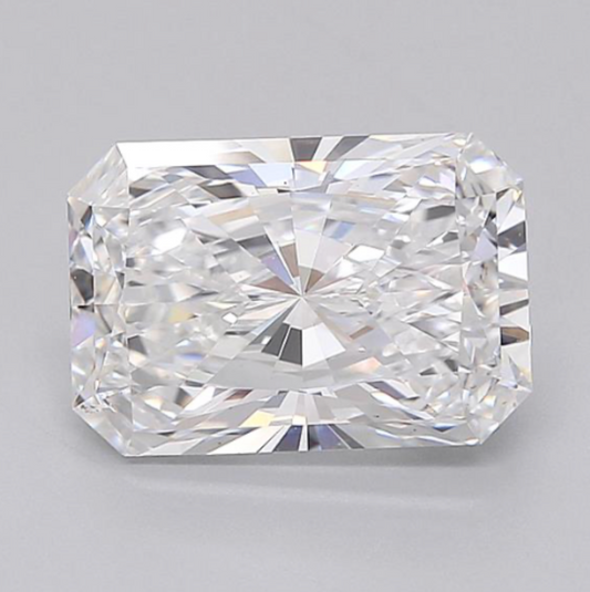 5.01 D VVS2 Radiant Cut Diamond