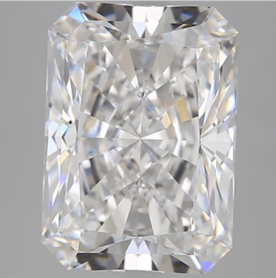 5.42 E VS1 Radiant Cut Diamond