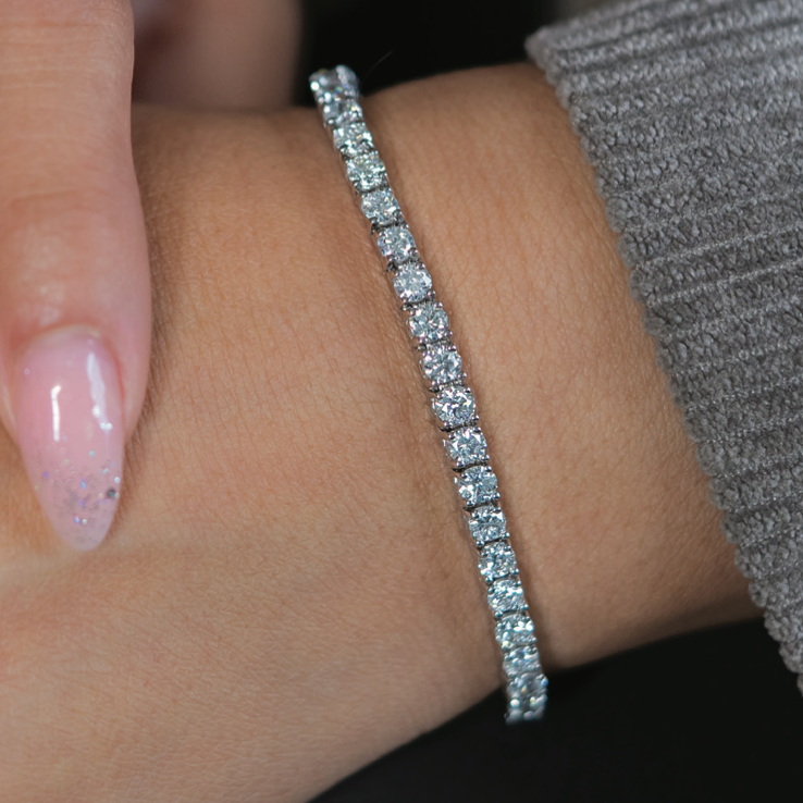 Lab Grown Diamond Tennis Bracelet