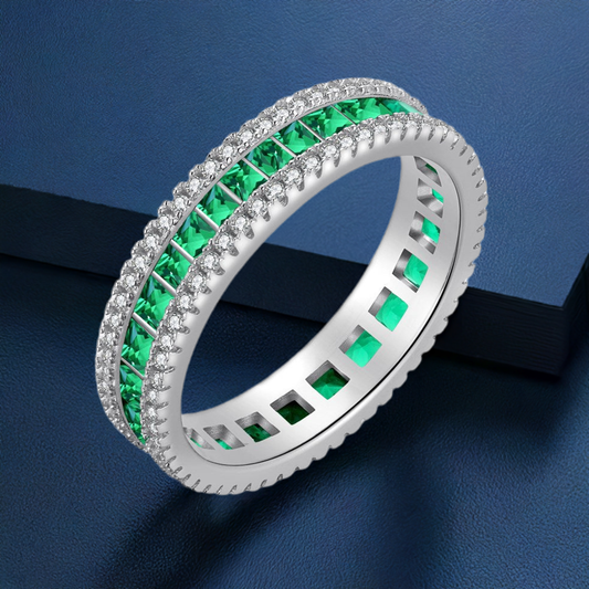Green Princess Eternity Band