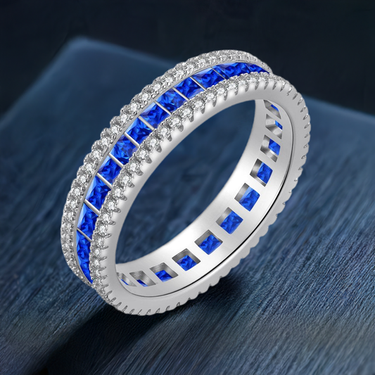 Blue Princess Eternity Band