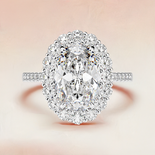 Oval Halo Ring
