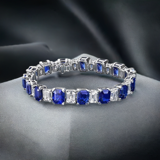 Wonders of the Deep Sapphire Bracelet