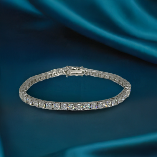 22-Carat Moissanite Tennis Bracelet