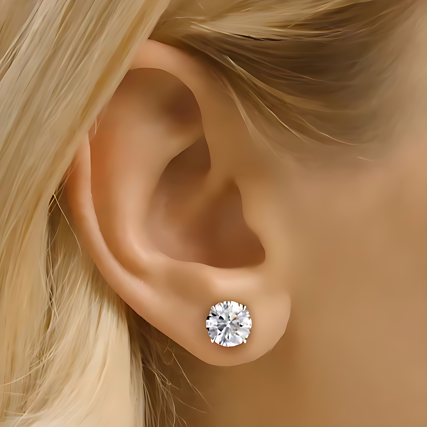 5 Carat Moissanite Studs